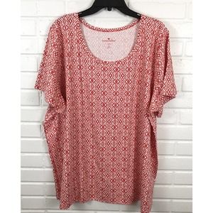 Woman Within Oversize Short SleeveTop